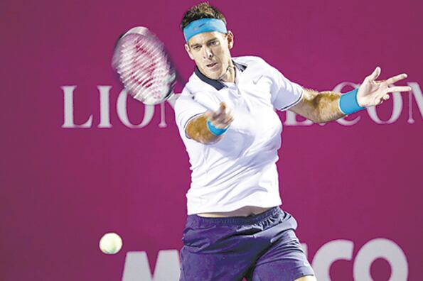 Del Potro no tuvo que esforzarse mucho para dejar en el camino a Gerasimov.