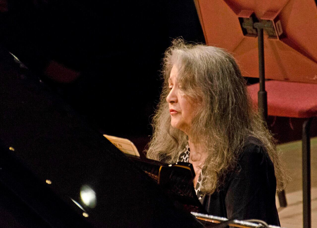 Argerich en el CCK, en 2015. 