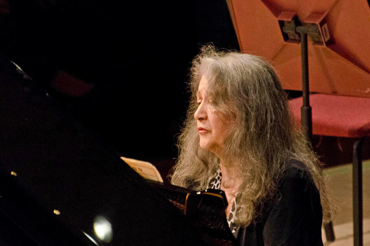 Argerich en el CCK, en 2015.