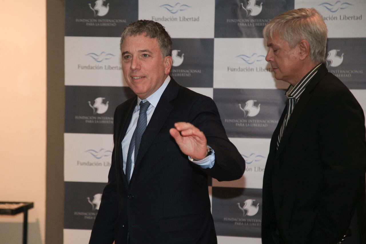 Dujovne asistió a la cena de la Fundación Libertad.