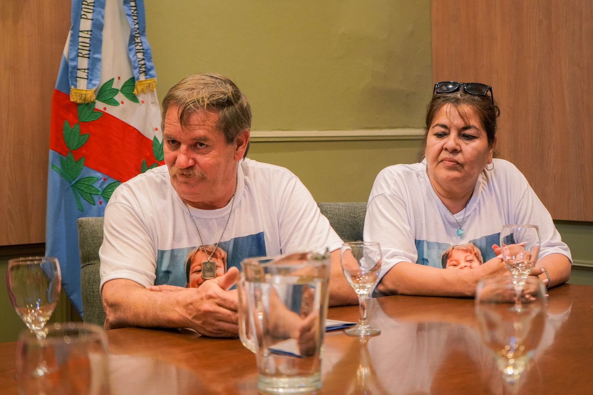 Ramón y Silvia Dupuy en la legislatura de La Rioja