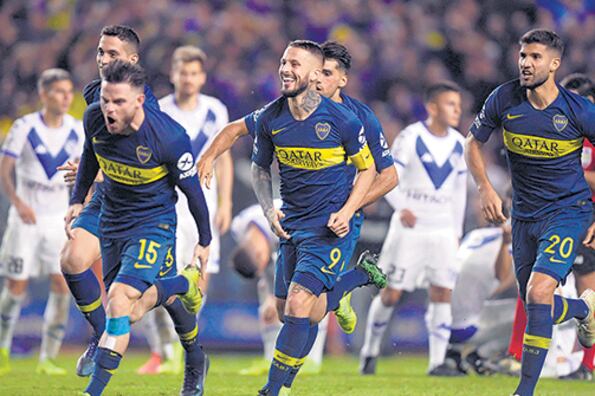 Todo Boca festeja el pase a las semifinales.