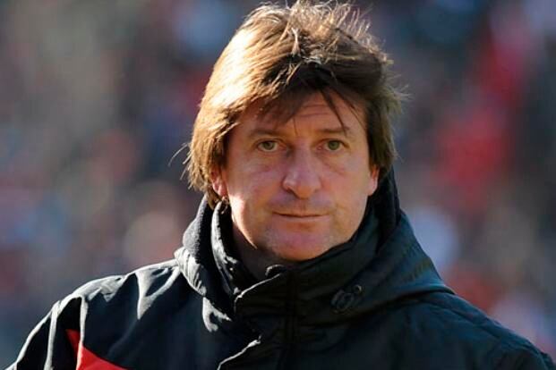 El entrenador Alfredo Berti.