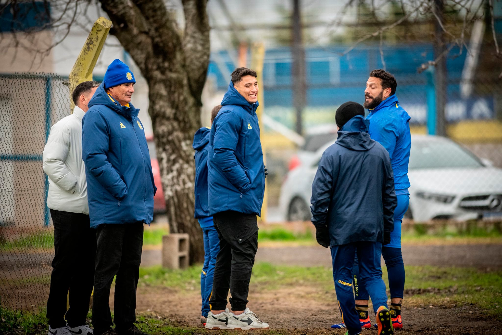 Veliz estuvo en una práctica de Central.