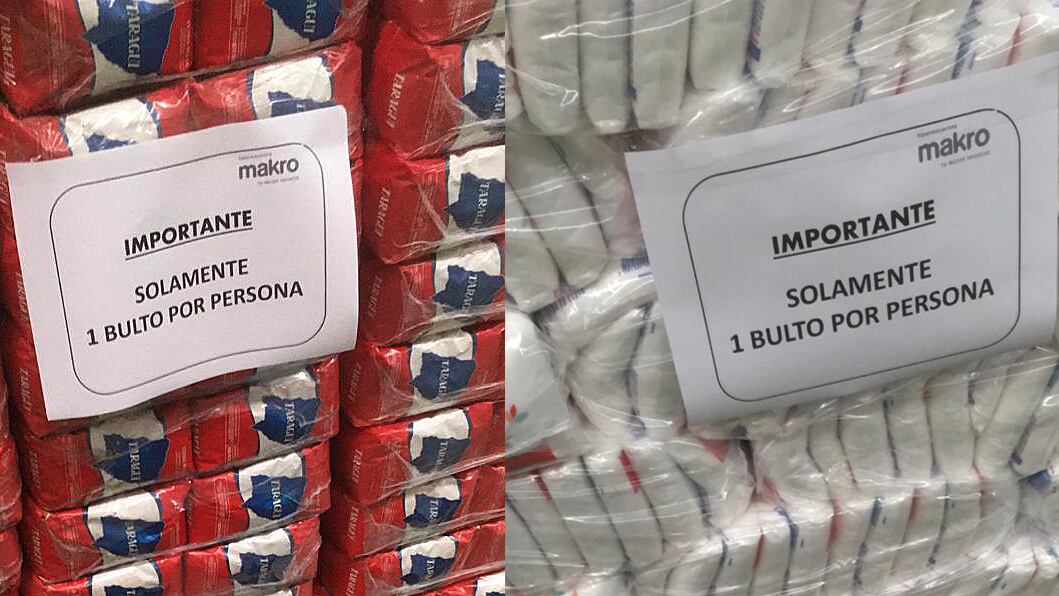 Los mercados mayoristas limitan la entrega de productos. Falta mercadería de reposición.  