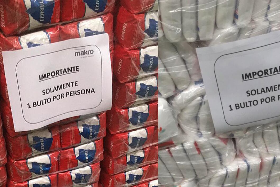 Los mercados mayoristas limitan la entrega de productos. Falta mercadería de reposición.