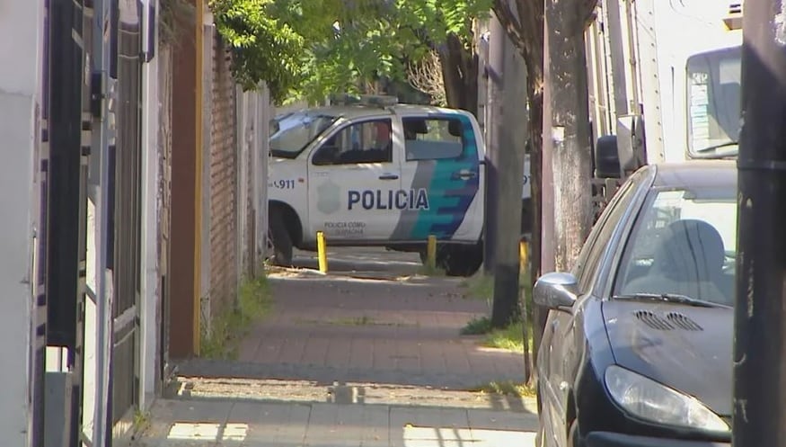 El operativo policial en la zona de Lanús Este se extendió por más de dos horas.