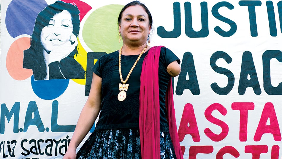 Amaranta Gómez Regalado, antropóloga, activista en derechos humanos, declaró en la audiencia.