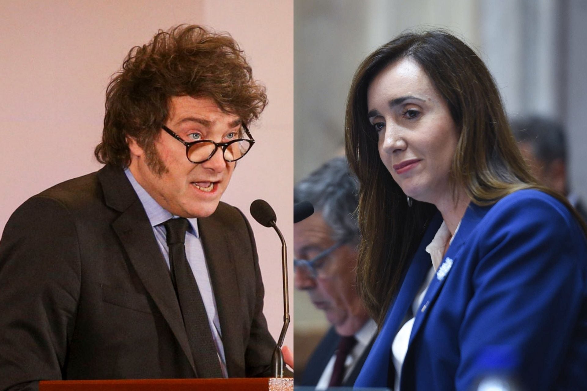 Crece la interna en tre Javier Milei y Victoria Villarruel