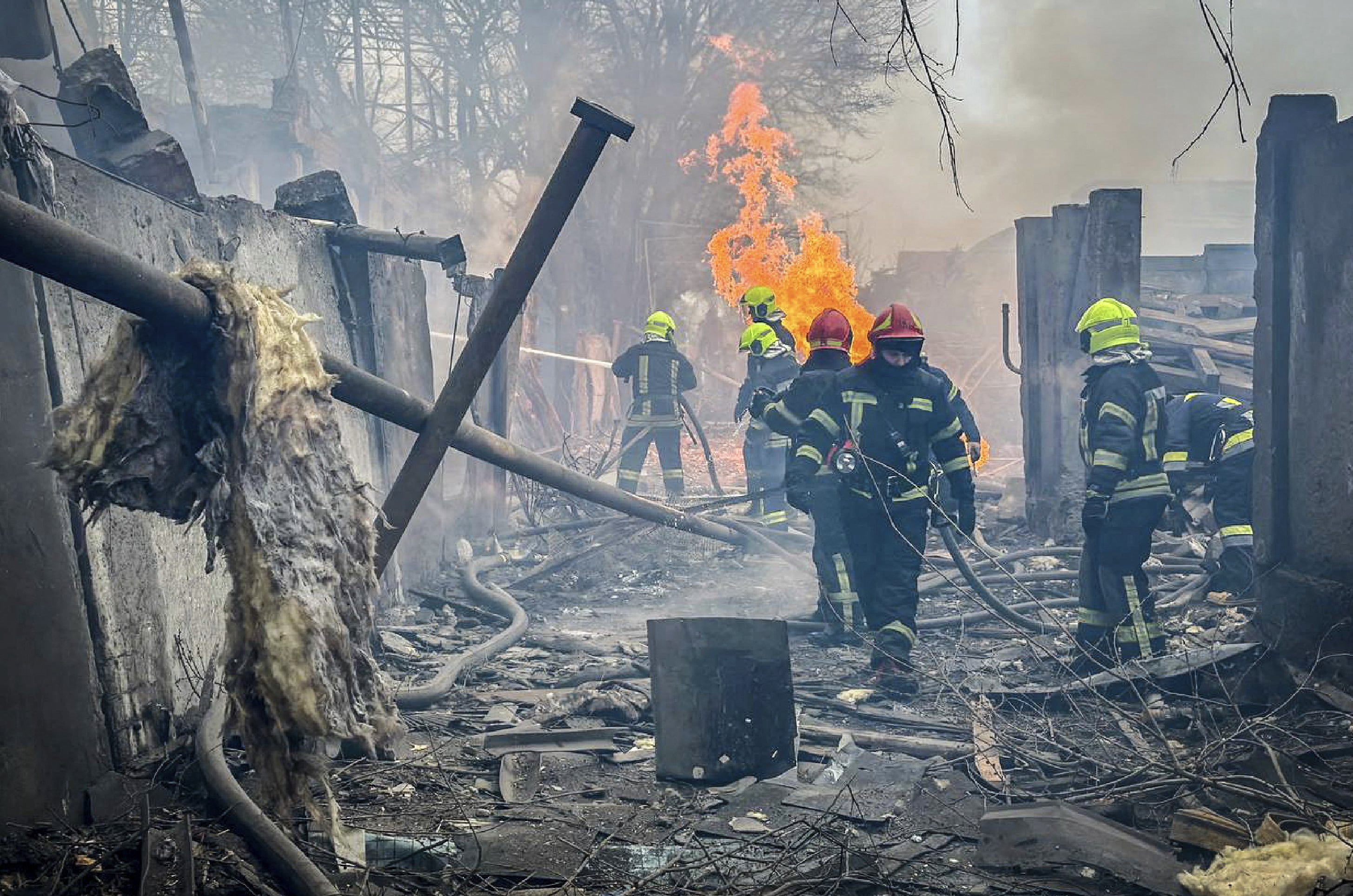 Odesa bajo fuego ruso.