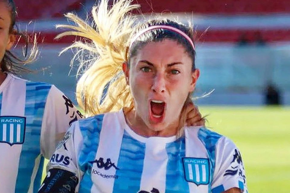 Rocío Bueno tuvo un espectacular paso por Racing y ahora parte hacia Italia