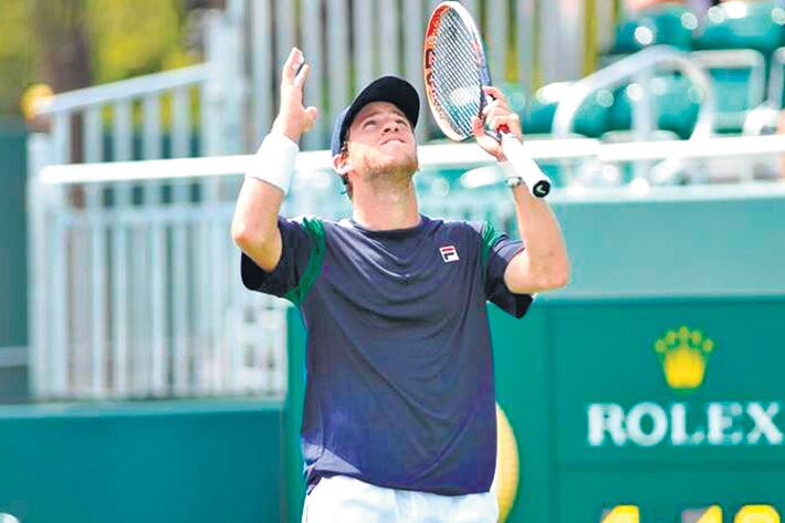Schwartzman ganó 6-3, 7-6 (7-3) en una hora y 47 minutos de juego.