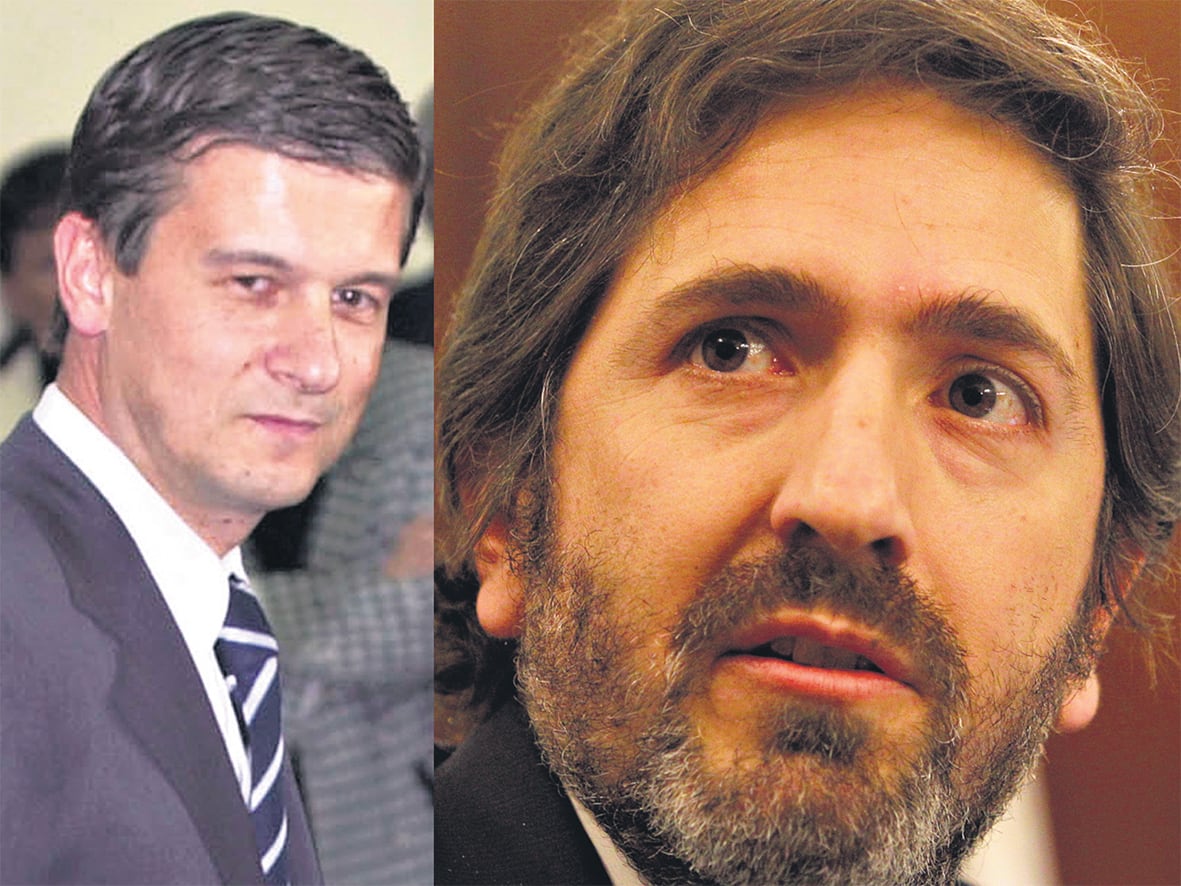 El juez Julián Ercolini, que se quedó con la causa, y el juez Sebastián Casanello, que inicialmente había sido elegido por el sorteo. El cambio de juez está bajo sospecha.