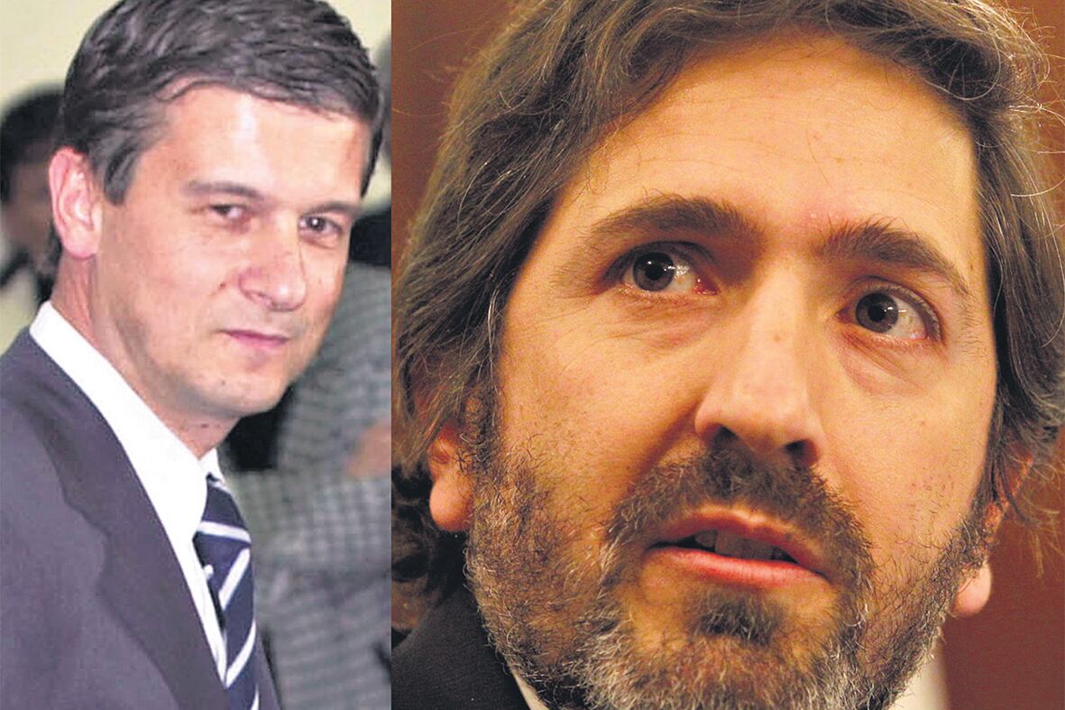 El juez Julián Ercolini, que se quedó con la causa, y el juez Sebastián Casanello, que inicialmente había sido elegido por el sorteo. El cambio de juez está bajo sospecha.