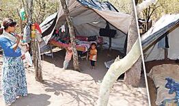 La imagen que trascendió en 2013, sobre los trabajadores esclavos detectados por la AFIP 