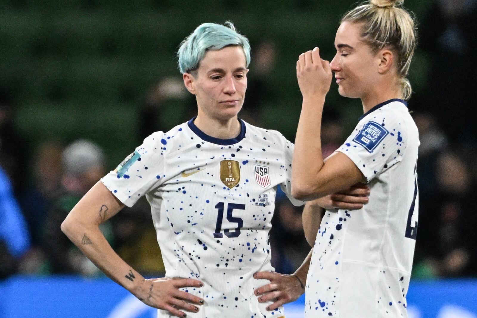 Megan Rapinoe cuestionó al presidente de la RFEF, Luis Rubiales