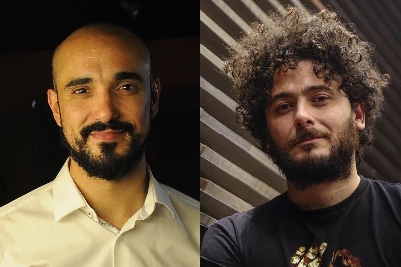 Abel Pintos y Raly Barrionuevo, dos de los músicos que participarán del encuentro.