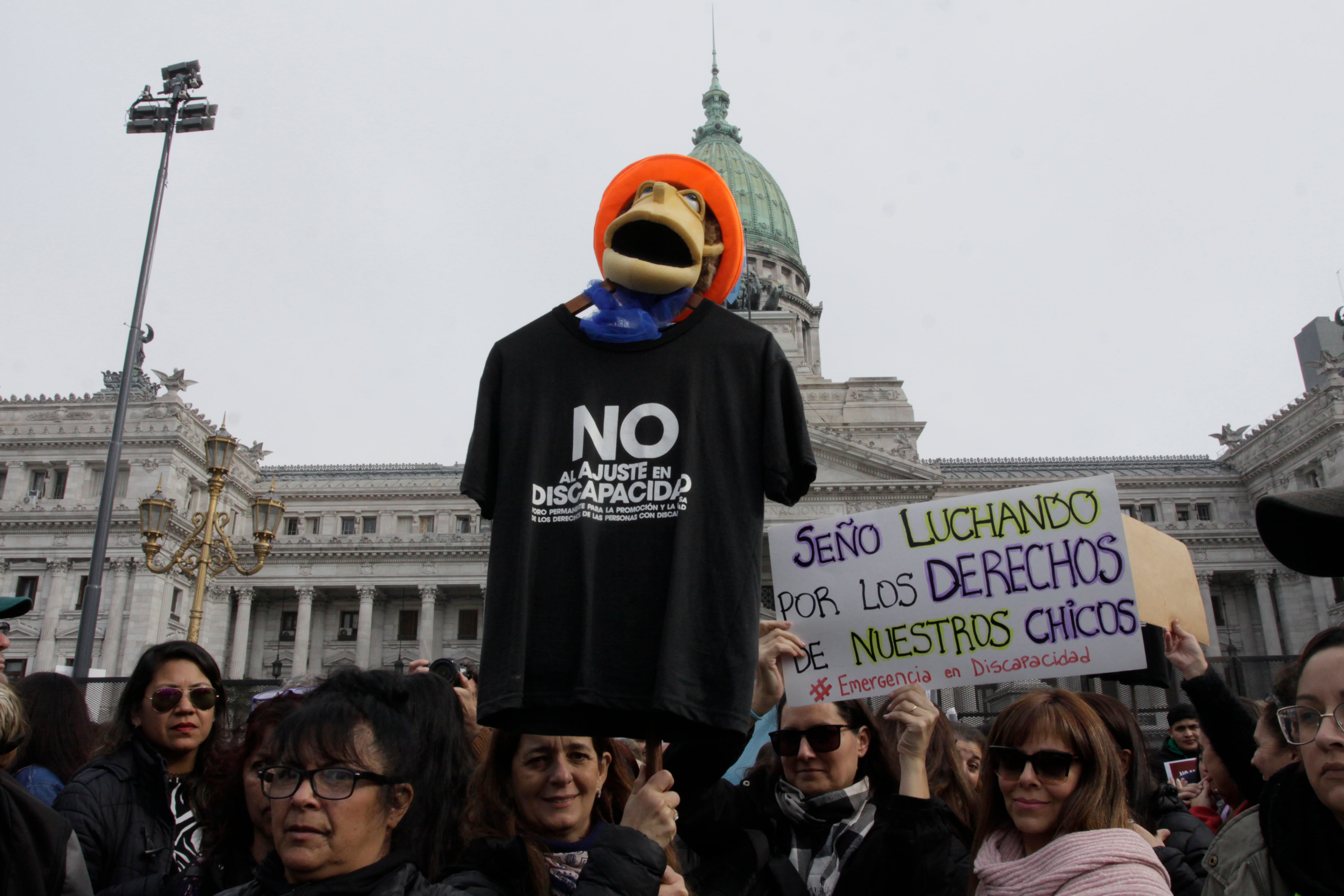 Marcha discapacidad - Congreso-04/06/2025