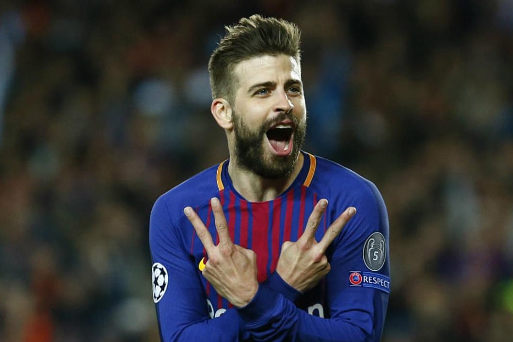 Gerard Piqué, defensor del Barceloa.