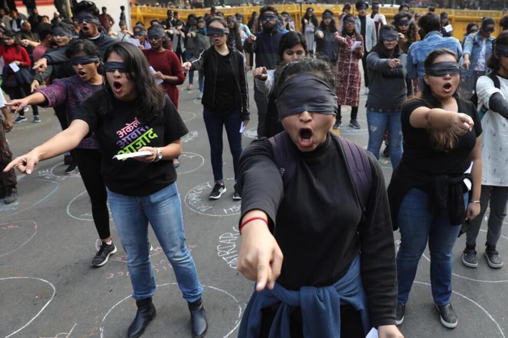 "El violador sos vos"