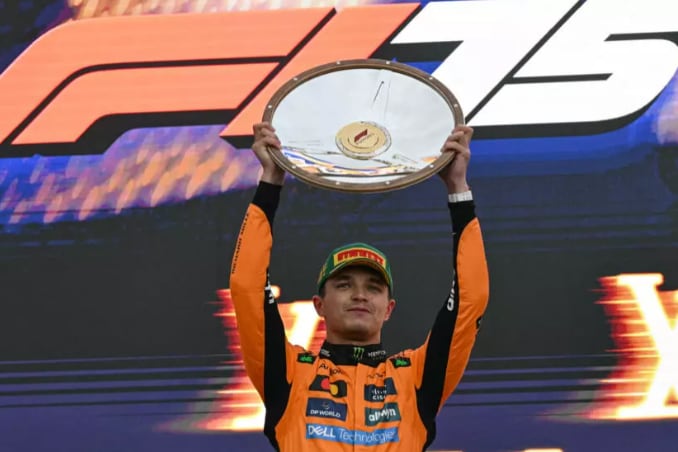 Lando Norris (MacLaren) ganador en Australia.