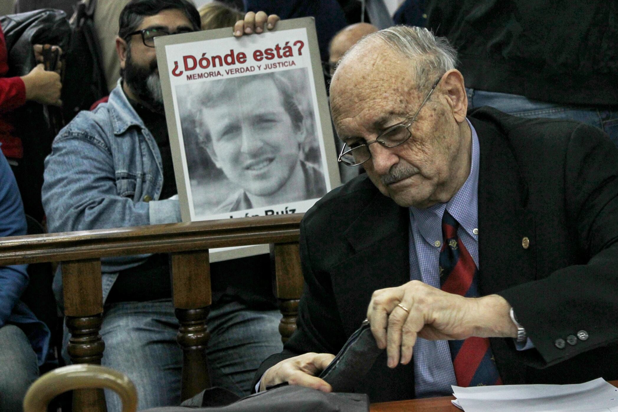 El general retirado Alfredo Arrillaga es juzgado por el asesinato de José Díaz, militante del MTP.