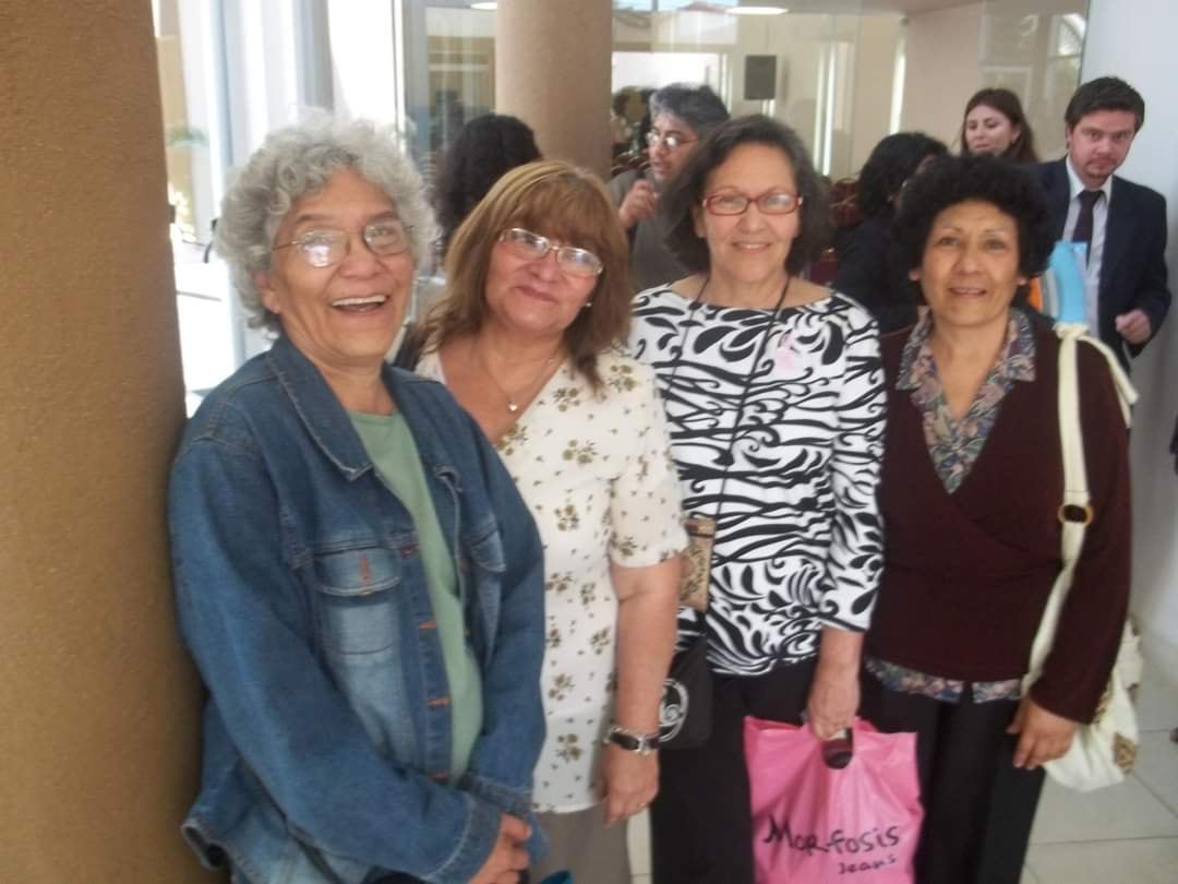 Ex presas políticas Sara Murad, Gladys Artunduaga, Dora Weisz y Mercedes Zalazar 