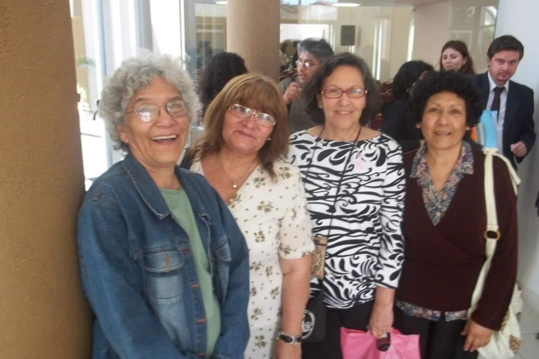 Ex presas políticas Sara Murad, Gladys Artunduaga, Dora Weisz y Mercedes Zalazar