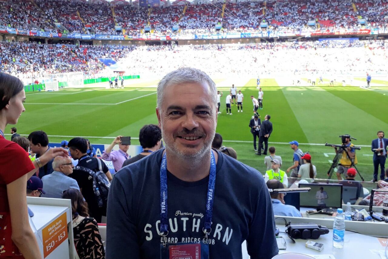 Androetto durante el Mundial de Rusia 2018.