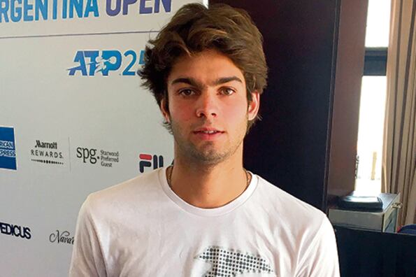 Facundo Díaz Acosta jugará la clasificación para estar en el ATP de Buenos Aires.