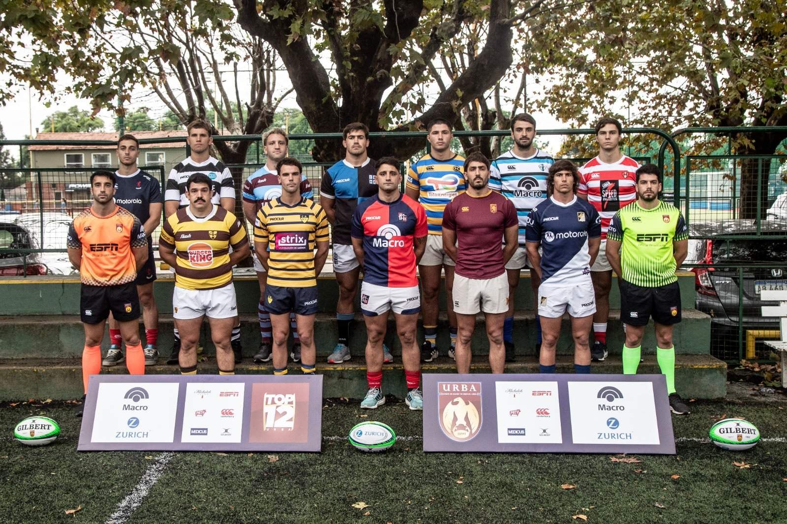 Los equipos del Top 12 estuvieron representados