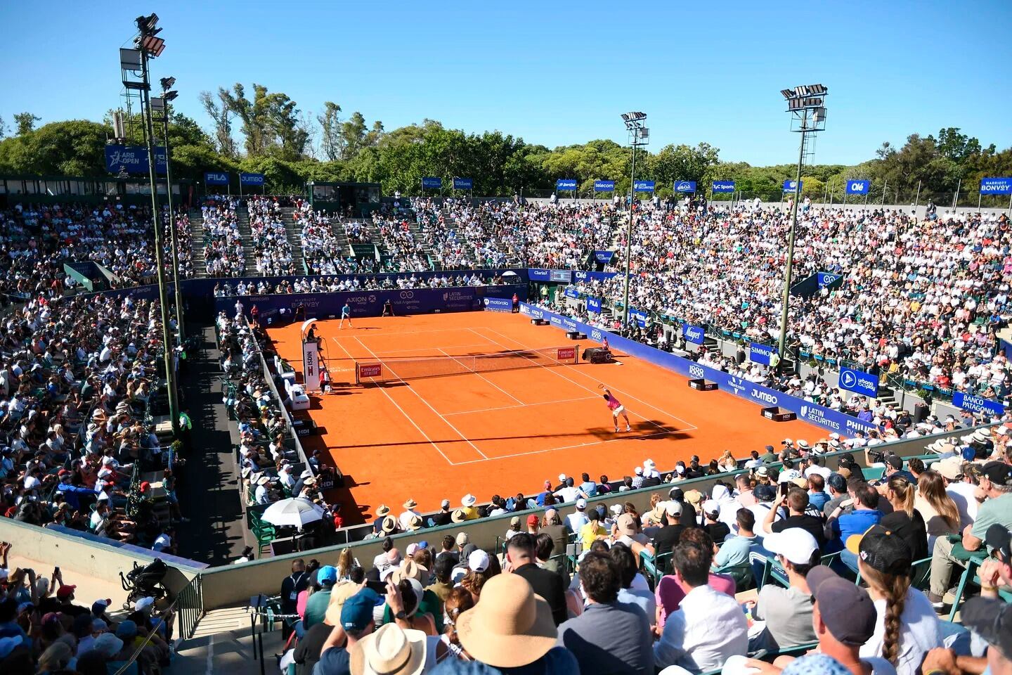 El court Guillermo Vilas del Buenos Aires Lawn Tennis