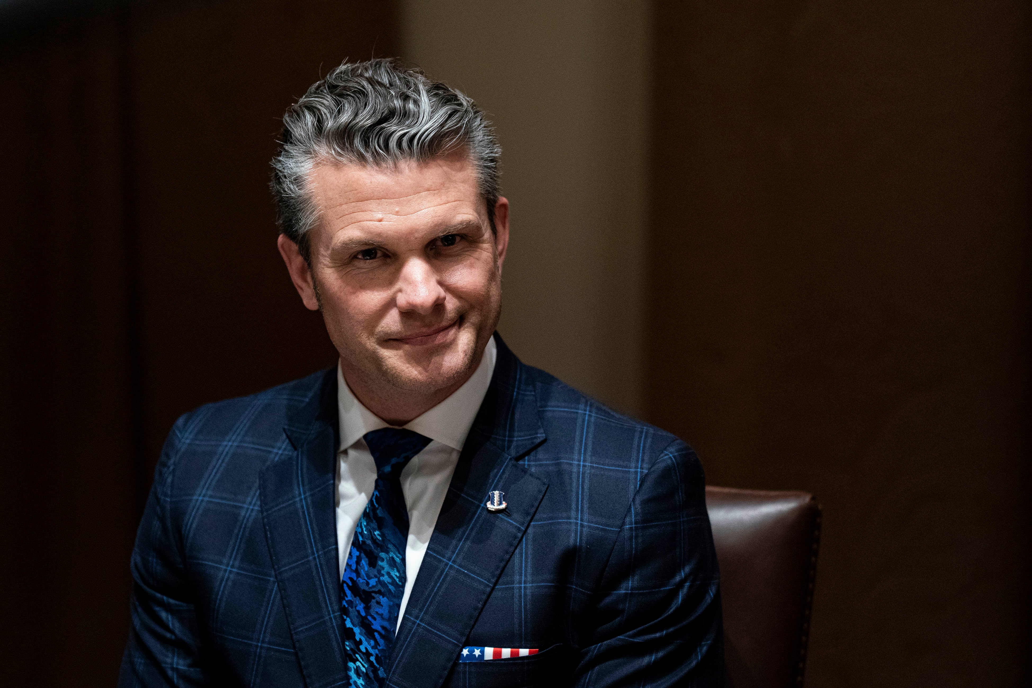 Pete Hegseth, secretario de Defensa. 
