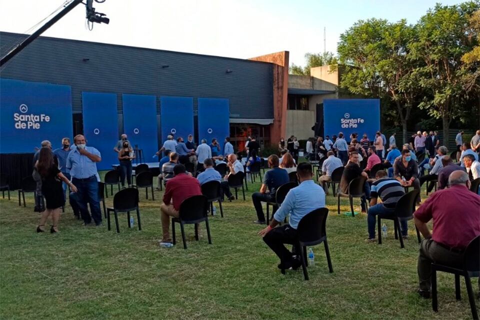 El acto se realizó en el camping de ATSA, en Sauce Viejo.