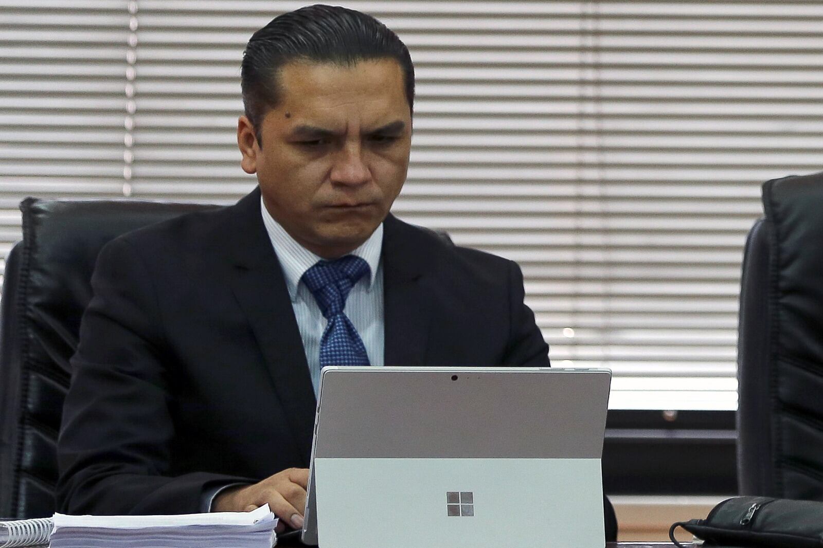 El presidente del Consejo de la Judicatura de Ecuador, Wilman Terán, detenido.