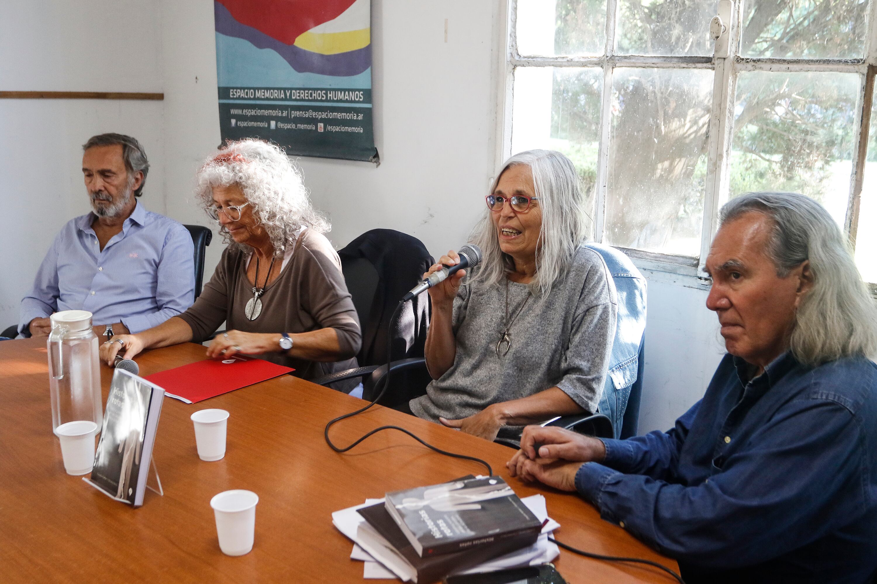 Invernizzi, Melo, Rafael y Llonto, en la presentación.