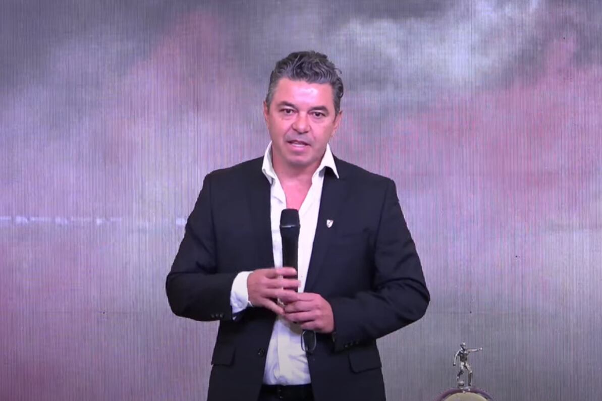 La presentación de Marcelo Gallardo como DT de River.
