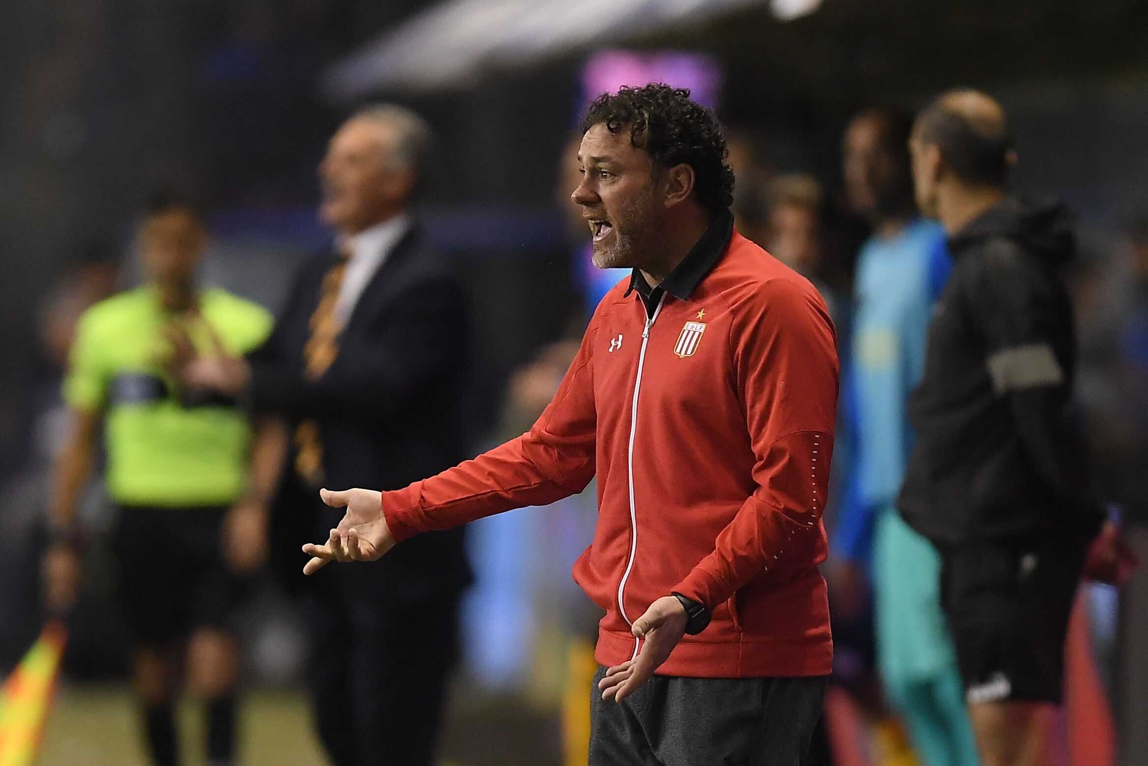 Gabriel Milito, al frente de Estudiantes de La Plata.