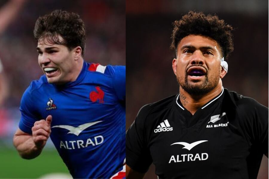 Antoine Dupont y Ardie Savea. 