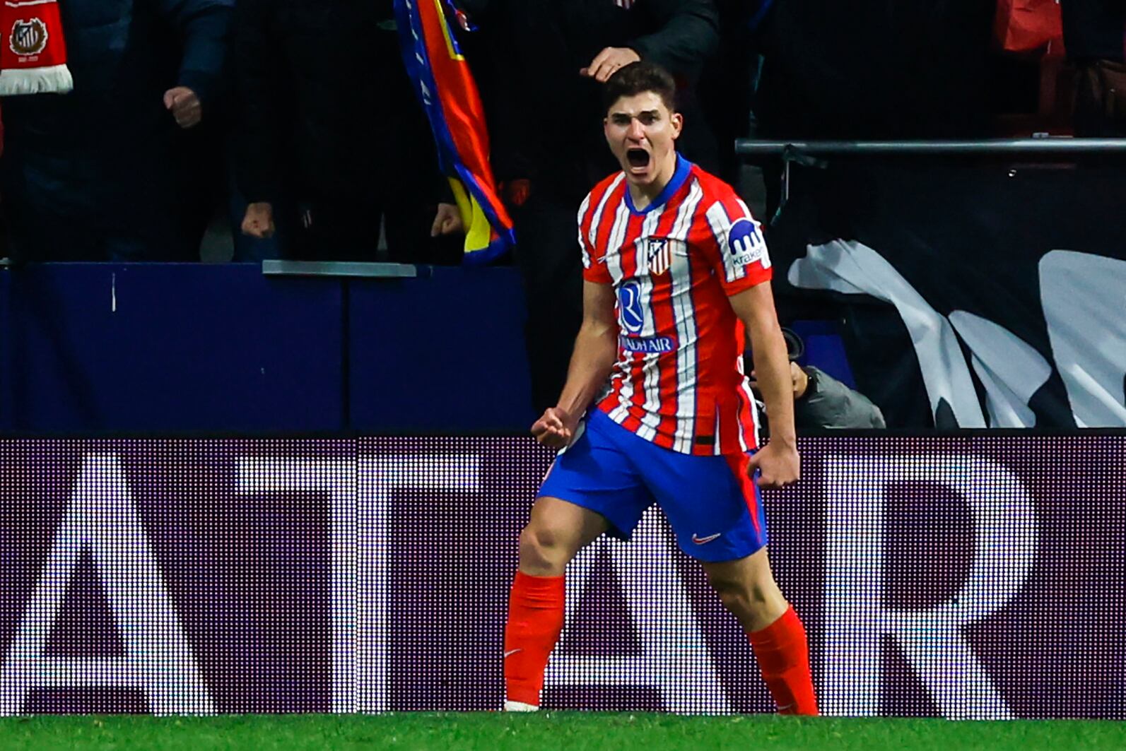 Julián Alvarez, determinante en la victoria del Aleti