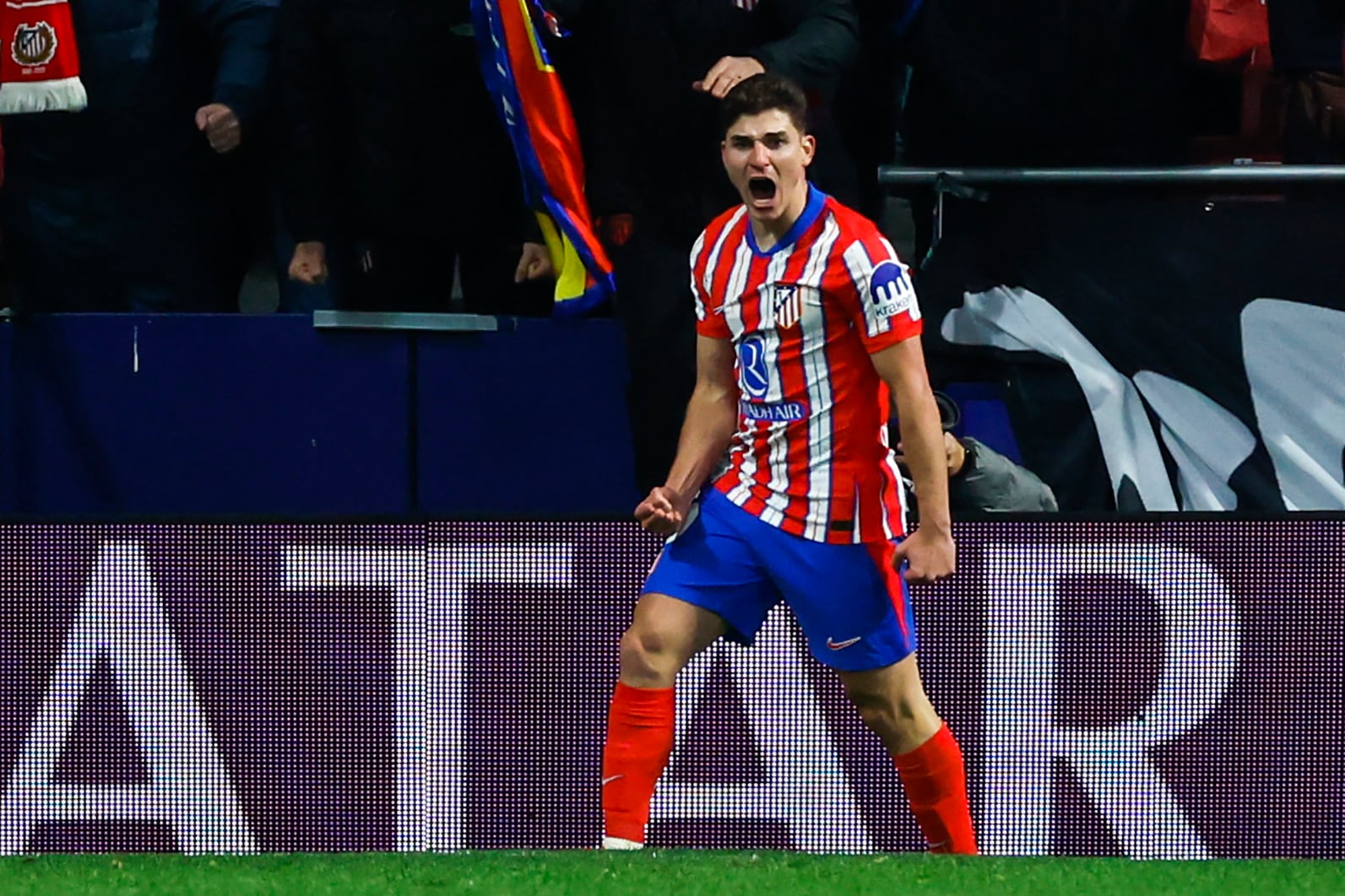 Julián Alvarez, determinante en la victoria del Aleti