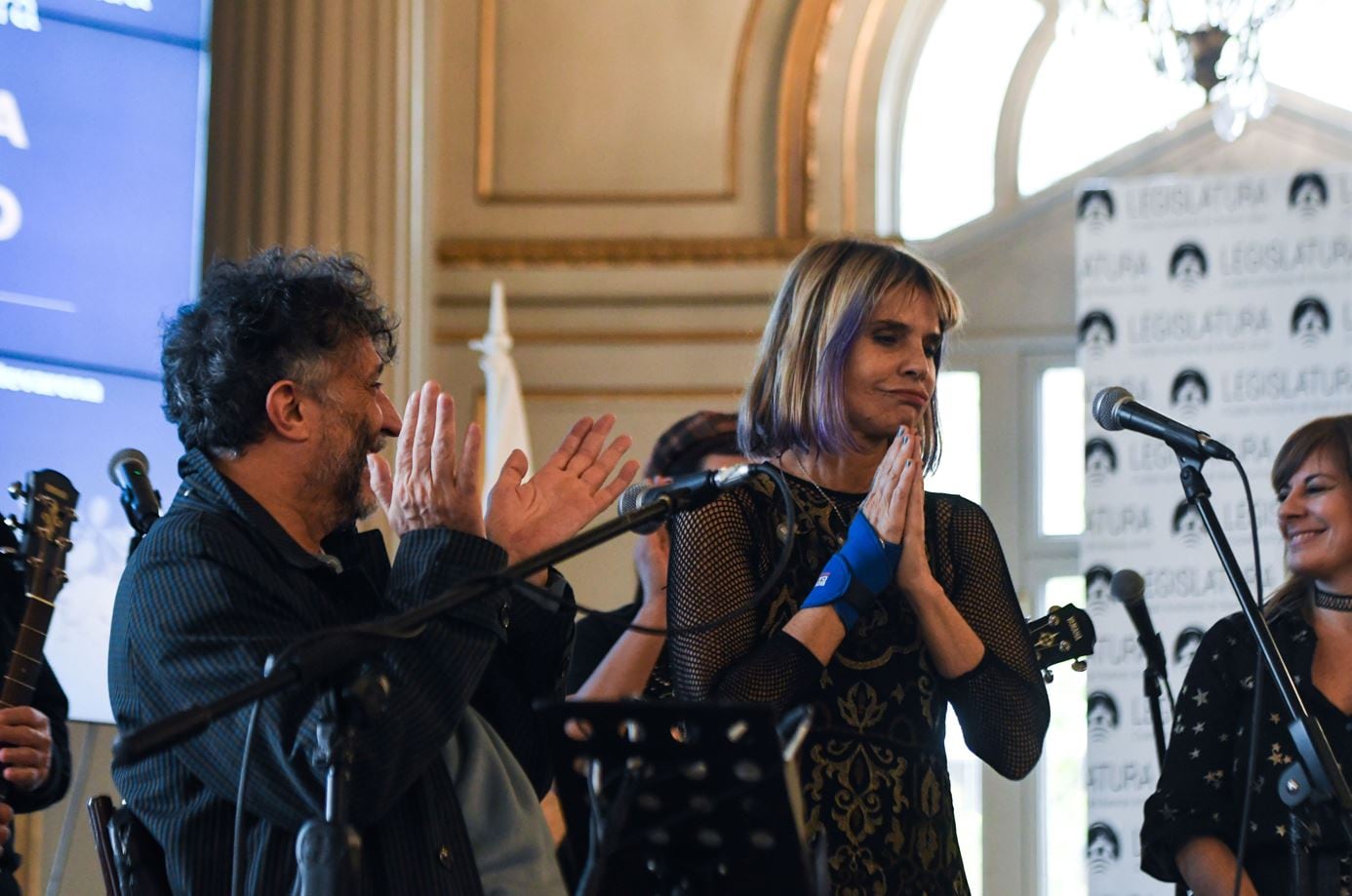 Fito Páez homenajeó a Fabiana Cantilo