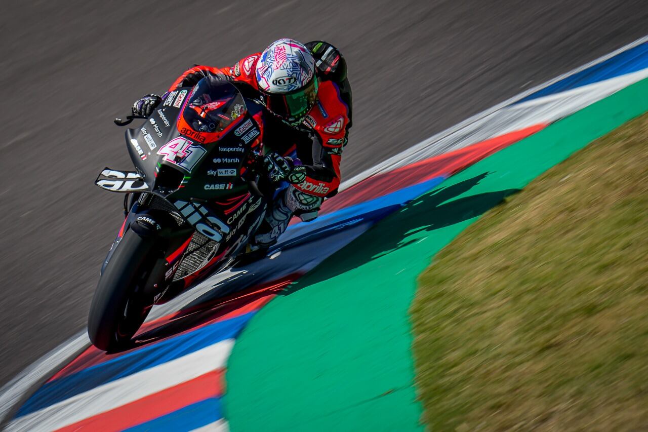 Aleix Espargaró (Aprilia), ganador del Gran Premio de la Argentina.