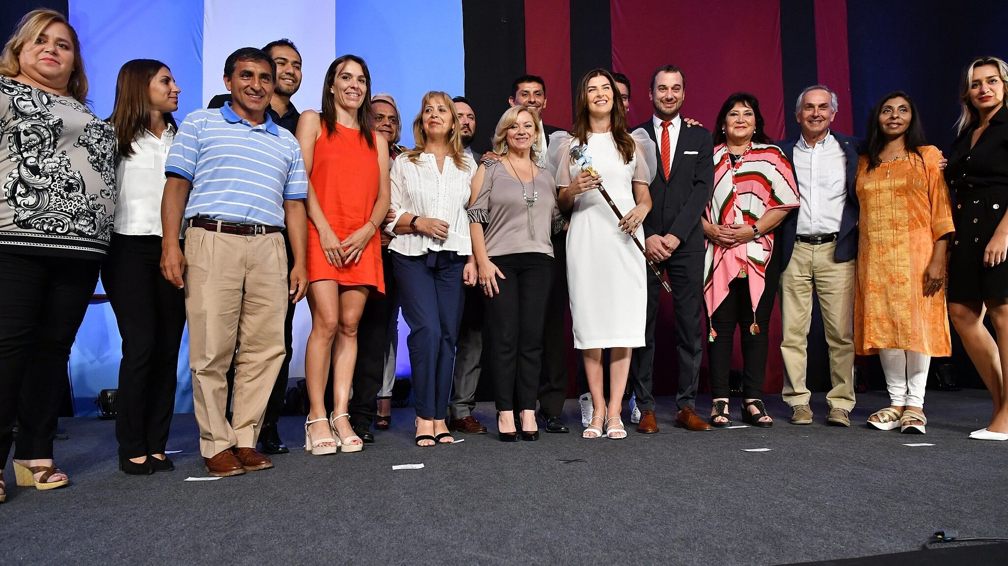 Romero con los concejales el día que asumió la intendencia