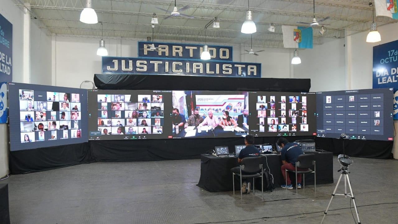 Congreso virtual del PJ