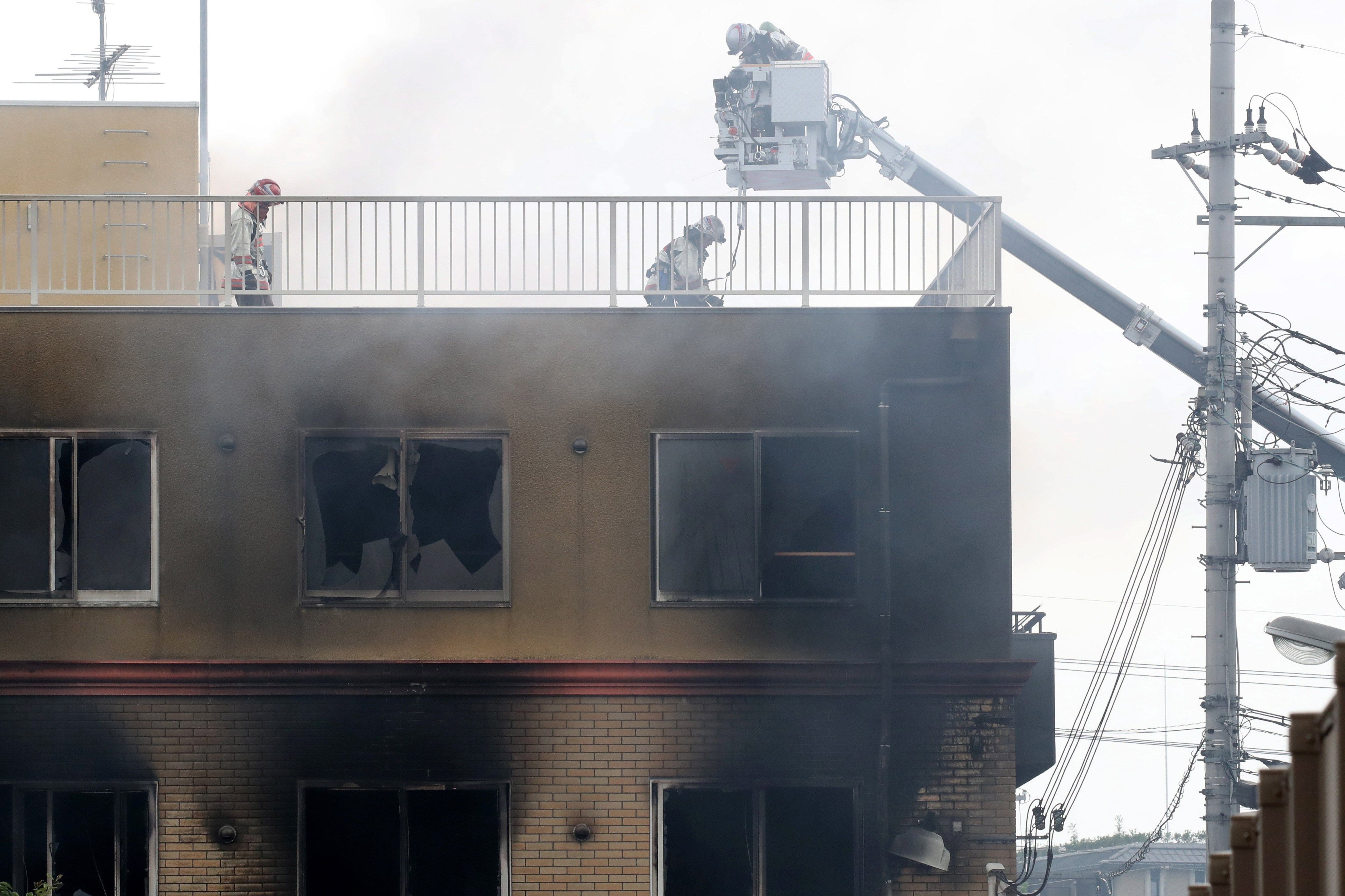 Un hombre provocó el incendio en Kyoto Animation.