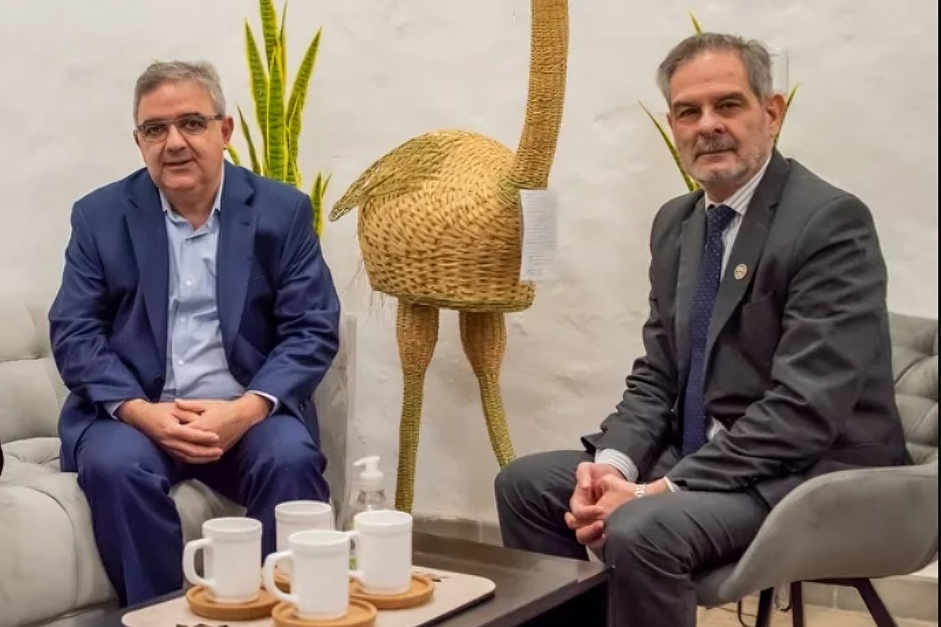 Raúl Jalil y Sergio Pagani.