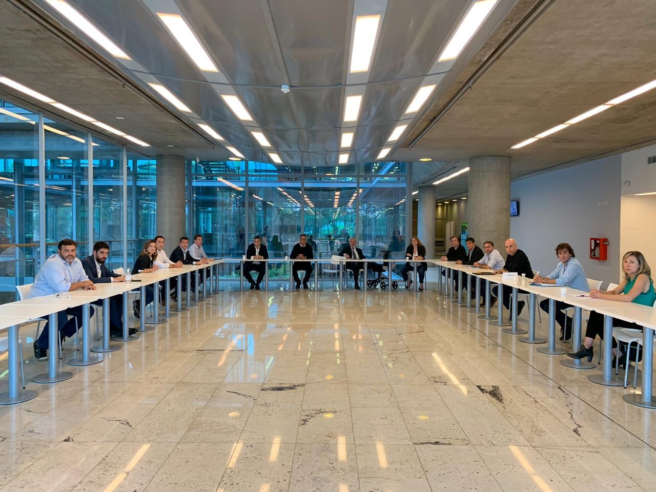 El encuentro se realizó en la sede del gobierno de la Ciudad.