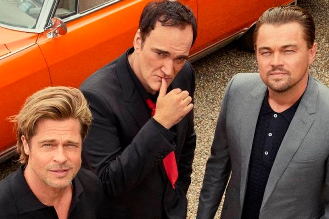 Brad Pitt, Quentin Tarantino y Leonardo Di Caprio