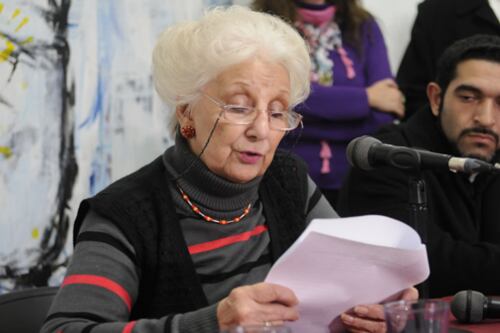 Estela Carlotto, presidenta de Abuelas de Plaza de Mayo.
